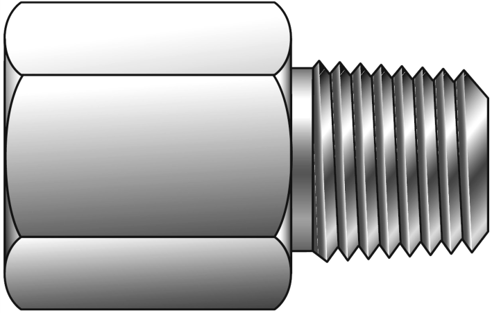 Female BSPP to Male NPT Adapter